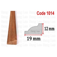 Code 1014 Wood Moulding Wainscoting Decoration Bingkai Kayu Frame Chair Rail