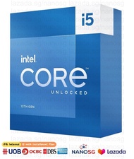 [ Ready Stock ] Intel Core i5-13600K 13th Gen Desktop Processor LGA 1700 14 Core 20 Thread UHD 770 Xe Graphics [Local Warranty]