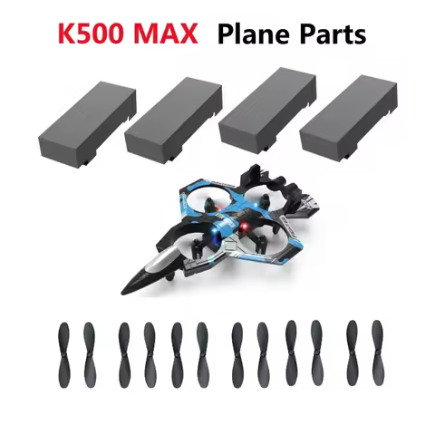 K500MAX Plane Battery K500 MAX RC Plane 3.7V 500Mah Battery K500MAX Aircraft Airplane Spare Parts Pr