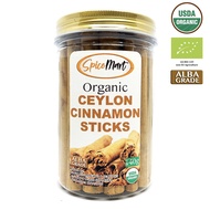 Real Organic Alba Grade Ceylon Cinnamon Sticks Kayu Manis Sri Lanka 140g