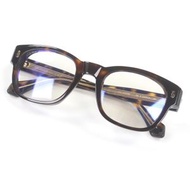 Unused Cartier CT0278S Tortoiseshell Wellington Eyeglasses, Braun Gold, Demo Lenses, Box and Case In