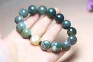 【瑪瑙手串】天然 綠瑪瑙圓佛珠 綠色精品手串手鏈男女送禮