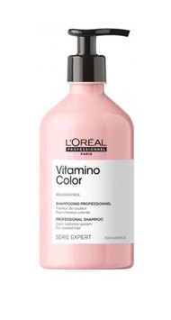 Loreal Professionnel Serie Expert Vitamino Color Treatment & Hair Color Lock Shampoo Combo