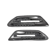 premium-Carbon Fiber  Fender Light Trim Cover Side Grille Fit for 5Series F10 M5 2PCS