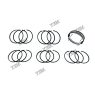 6 Set Piston Rings Set STD 96mm For Nissan TD42 Engine Parts