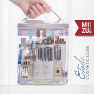 ETOILE Cosmetic Cube Transparent Clear PVC Toiletries Wash Bag Travel Clear Transparent Cosmetic Bag