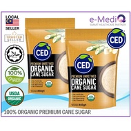 CED Organic Cane Sugar 850g (Halal) (Exp: Apr/2027)