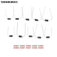 SIJIANGMOLD 200PCS Electronic Kit, 1N4001~1N4007 200pcs Rectifier Diode Assortment Kit, Durable 10 V