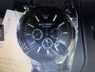 Armani阿曼尼AR陶瓷手錶男士石英錶三眼計時日曆時尚休閒手錶AR1451 亞曼尼手錶男錶