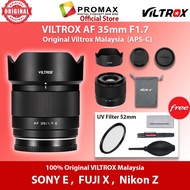 VILTROX AF 35mm F1.7 Air APS-C Lens for Sony E , Fuji X , Nikon Z Viltrox Malaysia