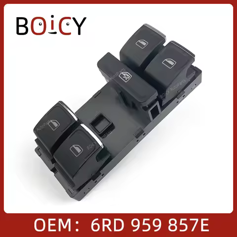 BOICY Auto Power Window Control Switch Door Lock Fit for VW Polo 2011 2012 2013 2014 2015 2016 6RD95