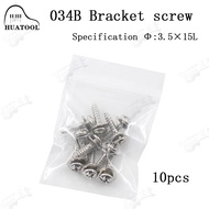 Piano Tuning Tools 033/034 Turn Machine/long Screw (4.5/3.5 Φ X18/15l) 10pcs