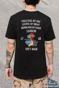 Simple&Raw - เสื้อยืด TS743 Saigon Tiger (ฺBlack)