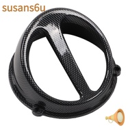 SUSAN Motorcycle Air Scoop Cover, Carbon Fiber Style Replacement Part Engine Cooling Fan Cover, Dura