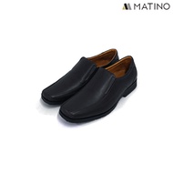 MATINO SHOES รองเท้าชายคัทชูหนังแท้ รุ่น MC/B 5003 - BLACK/BROWN