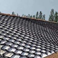 Ground Grid Steep Driveway Grid for Gravel/Muds, Stably Soil Floor Foundation Permeable Pavers for O