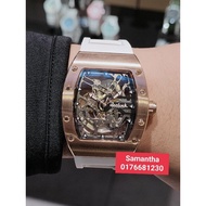 Berlink Machtime Automatic Men's Watch (White/Rose Gold)