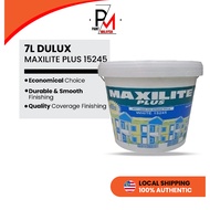 7L DULUX 15245 White Maxilite Plus Emulsion Paint Same As Jotun Jotaplast Max Interior Wall &amp; Ceiling Cat Dinding Siling