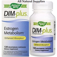 Nature's Way, DIM-plus, Estrogen Metabolism (for men & women), 120 VegCaps