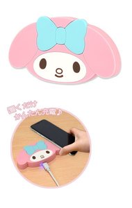 SANRIO - (N/My Melody 造型) 日本Sanrio可愛實用Die-Cut無線充電器