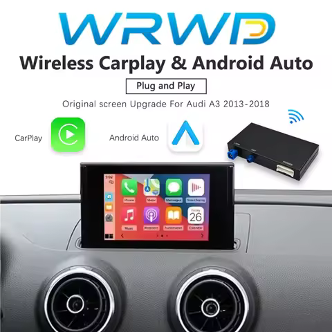 Wireless Carplay Android Auto Lossless Installation Interface For Audi A3 A4 A5 Q2 Q5L Q7 2014-2018 
