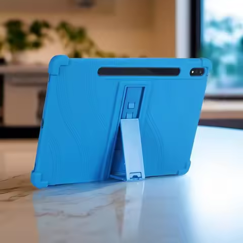 Case For Lenovo Tab P12 (TB370FU) 12.7 inch Tablet Safe Shockproof Silicone Stand Cover
