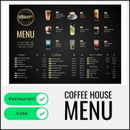 Design Menu Catalog untuk restoran kafeteria cafe gerai stall anda. Redesign upgrade Menu design for