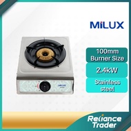 Milux Single Burner Gas Cooker 2.4kW YS-019SS / Faraday single Gas Stove FD-11B / FD-12S / FD-18SS