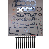 2RZ 2RZE Engine Full gasket set kit cylinder head bolt nuts screw for Toyota HIACE III Wagon/BOX 2.4