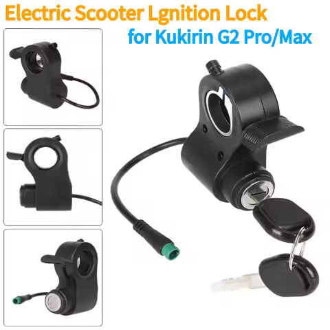 E-Scooter Ignition Lock with Keys Electric Scooter Ignition Lock E-scooter Throttle Accelerator for 