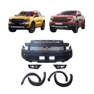 High quality body kit car bumpers for Ford ranger 2012-2021 T6 T7 T8 upgrade Ranger Raptor 2022 T9 b