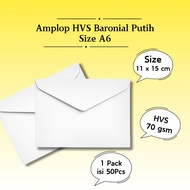 A6 White Envelope / A6 Document Envelope / Letter Envelope 1 Pack Contains 50 pcs