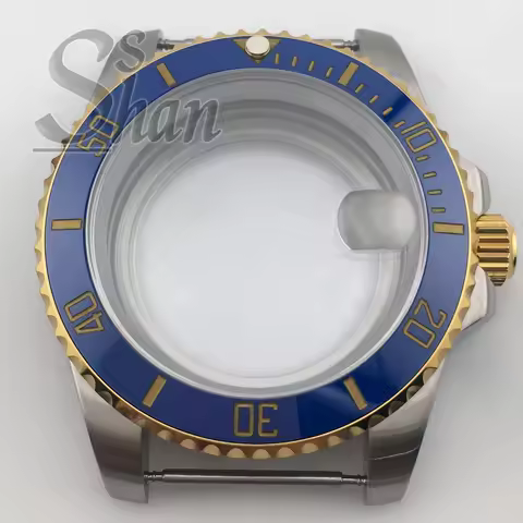 40mm unidirectional rotating stainless steel case sapphire crystal suitable for NH36 NH35A ETA2824 D