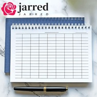 JARRED Spiral Bound Notebook, Sturdy Cover Universal Line Pages Financial Record Book, Attendance Bo