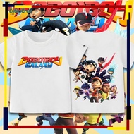 CubbyCrew Brand New Cool Boboiboy Galaxy Printing For Boys and Girls Neck Round Fitted Cotton Tops