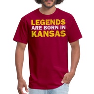 Legends Are Born In Kansas | Funny Kansas Game Day Men'S T-Shirt