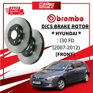 Brembo Rotor Hyundai I30 FD (2007-2012) Front (Depan) Disc Brake Rotor 100% Original