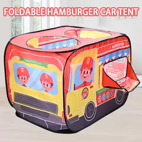 Children'S Burger, Car Tent, Indoor Game House, Convenient Folding House, House Play, Toys For Boys 