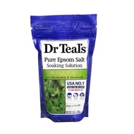 Dr. Teal's Pure Epsom Salt Soothe &amp; Sleep with Eucalyptus &amp; Spearmint 450g Body Care Salt, Bubble Bath