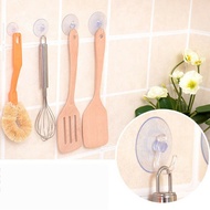 Suction Cups with Hooks Clear Window Cabinet Sucker for Bathroom Ktchen Accessories Christmas Hanging Decorations