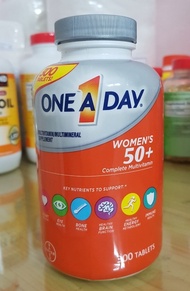 Viên uống Vitamin tổng hợp dành cho phụ nữ One A Day Womens 50+ Complete Multivitamin hàng chuẩn Mỹ