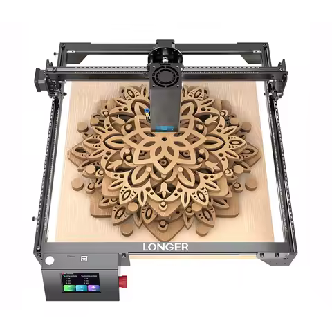 Powerful RAY5 20W Laser Engraver Engraving Cutting Machine Cutter 375x375mm with Touch Screen Quick 