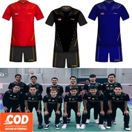 baju stelan badminton L155 polos - baju dan celana badminton L155 polos - jersey badminton pria