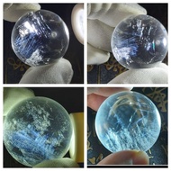 < Jinghua > Crystal White Ball Blue Needle G31