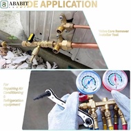 ABABIT Valve Core Remover, Universal 5/16" Port Valve Core Installer, Installation Tool Durable Fast