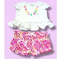 FOS Crown & ivy kids 2pcs set batik 6m-4y