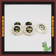 Tone Volume plastic knob inlay - Electric guitar cap knob