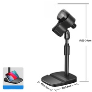 Microphone Stands /Metal Stand Mic Tabletop Dekstop Pendek-Stand Mikrofon Dudukan Microphone Rapat C