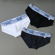Low Waist Young Men's Underwear Sexy Men's Breifs Trendy Tight Summer Cotton Sports Breathable Briefs