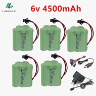 Limskey Upgrade 6v 4500mAh NiMH Battery For RC toys Cars Tanks Trucks Robots Boats Guns AA 6v 3000ma